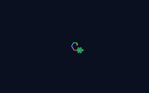 A rainbow spiral drawn with turtle